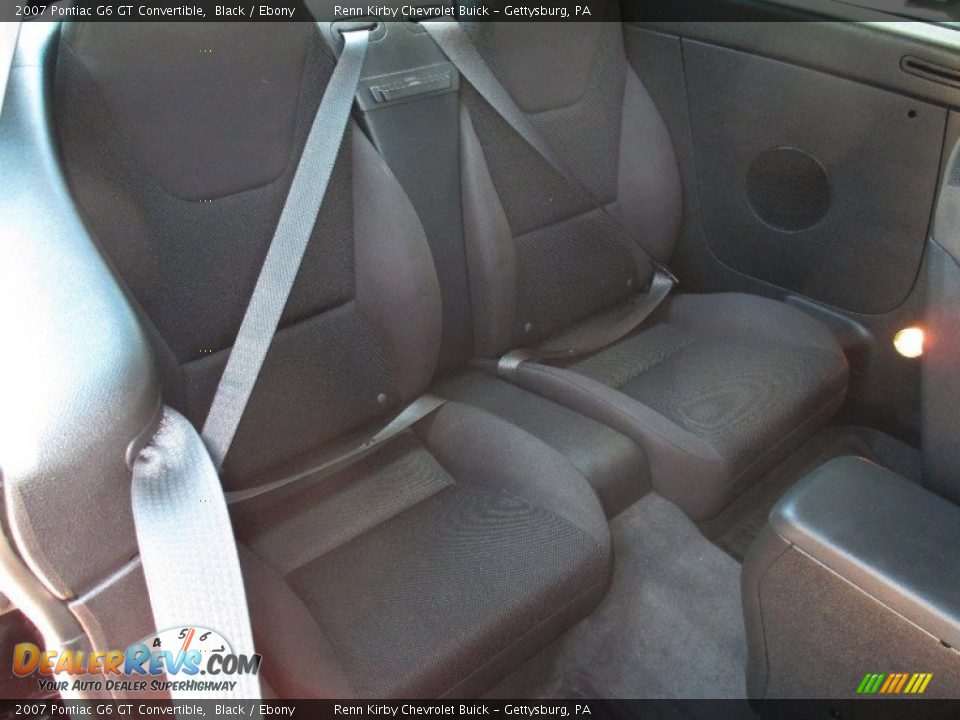 2007 Pontiac G6 GT Convertible Black / Ebony Photo #29