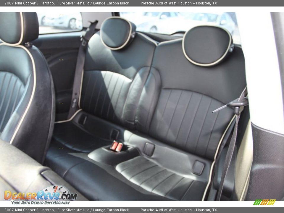 2007 Mini Cooper S Hardtop Pure Silver Metallic / Lounge Carbon Black Photo #14
