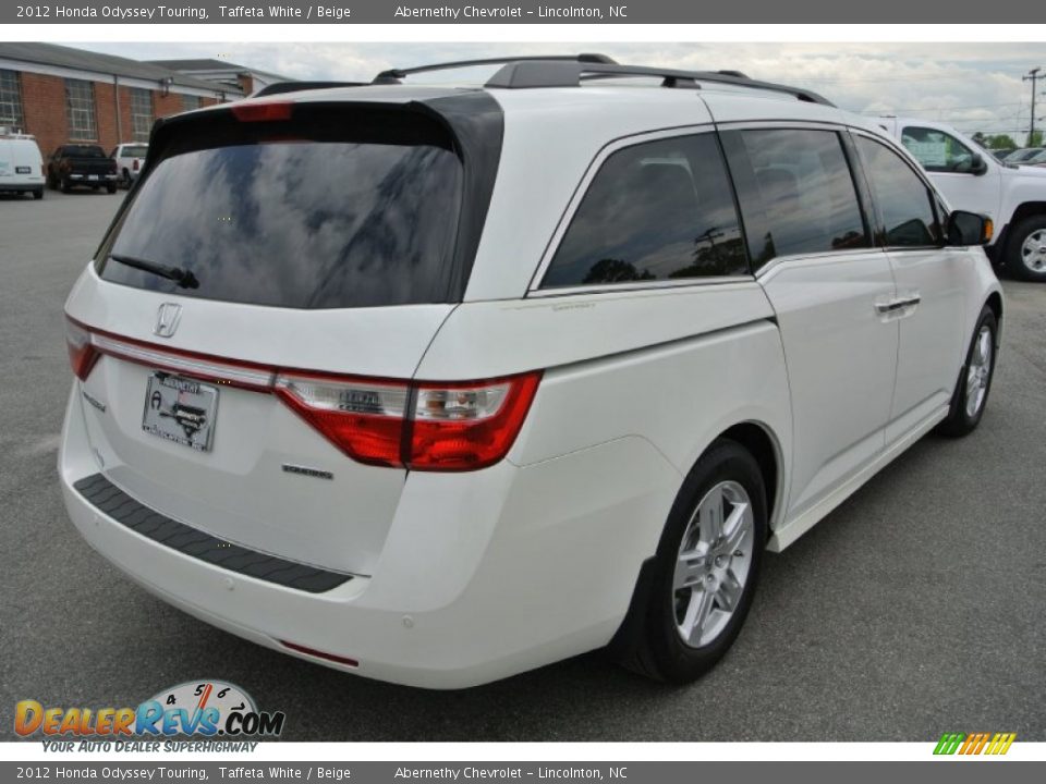 2012 Honda Odyssey Touring Taffeta White / Beige Photo #5