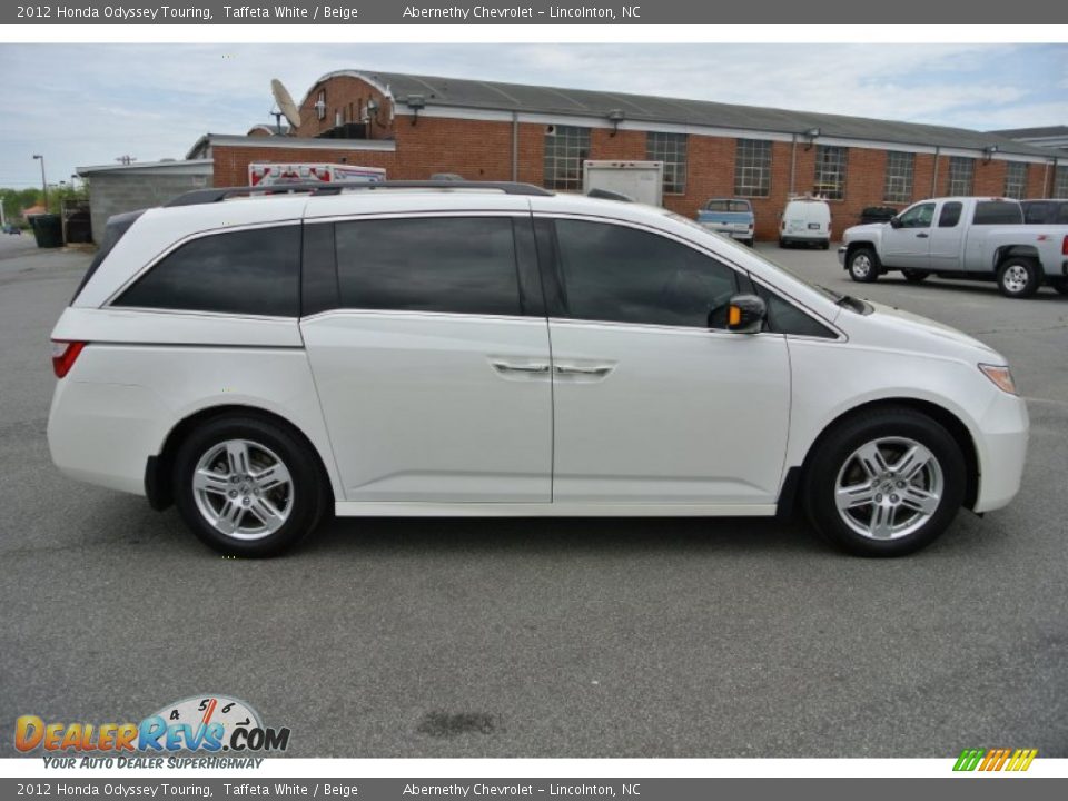 2012 Honda Odyssey Touring Taffeta White / Beige Photo #6