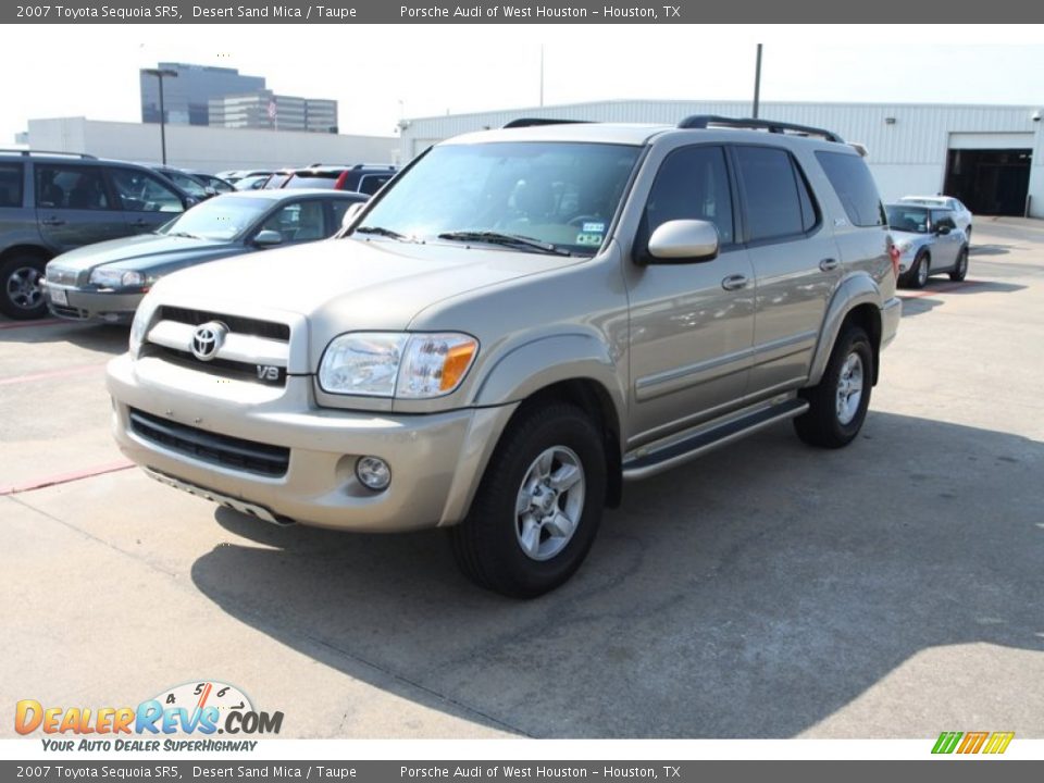 2007 Toyota Sequoia SR5 Desert Sand Mica / Taupe Photo #3