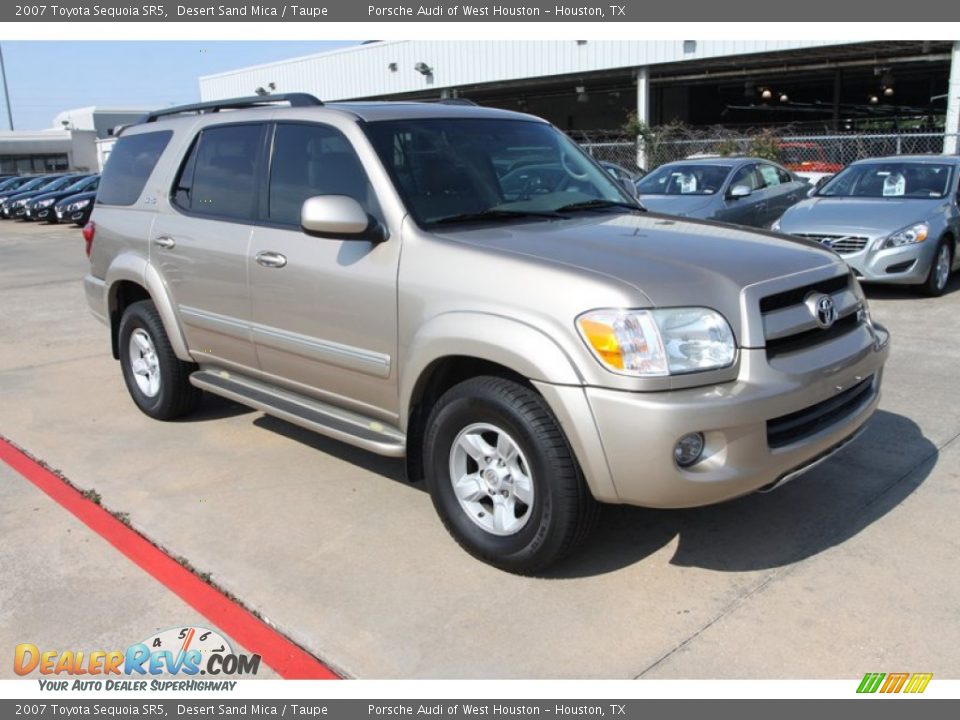 2007 Toyota Sequoia SR5 Desert Sand Mica / Taupe Photo #13