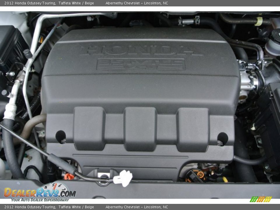 2012 Honda Odyssey Touring Taffeta White / Beige Photo #24