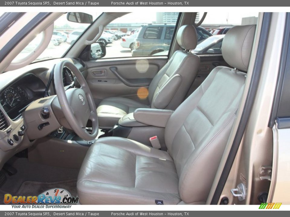 2007 Toyota Sequoia SR5 Desert Sand Mica / Taupe Photo #16