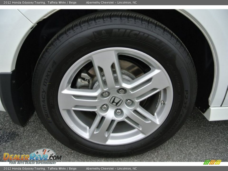 2012 Honda Odyssey Touring Taffeta White / Beige Photo #27