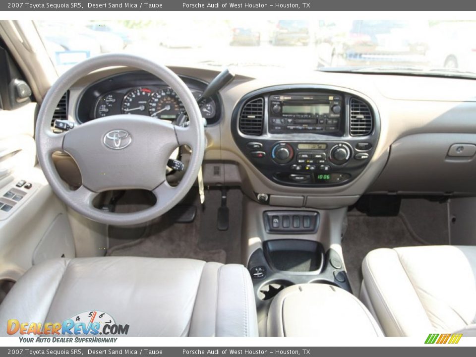 2007 Toyota Sequoia SR5 Desert Sand Mica / Taupe Photo #21