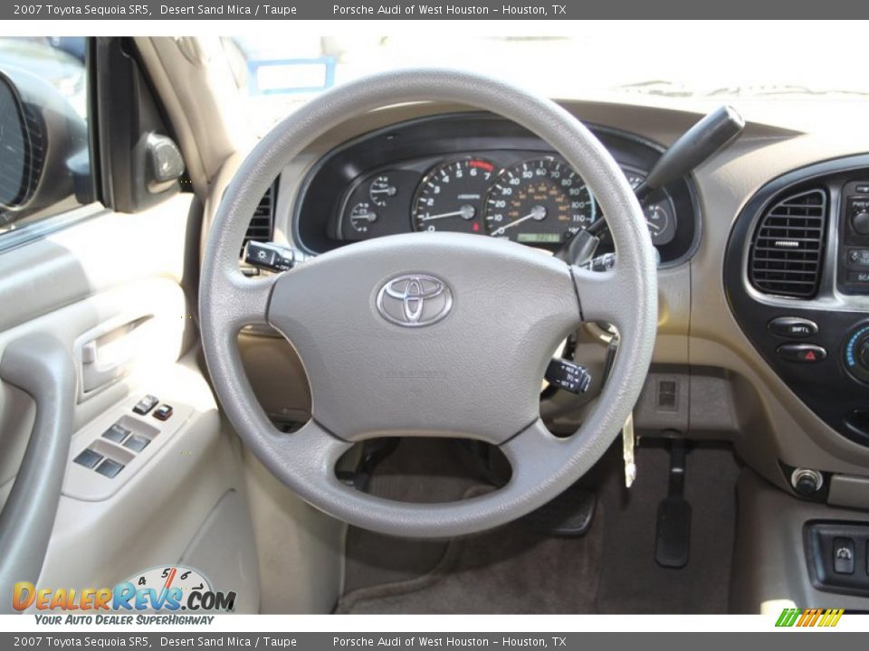 2007 Toyota Sequoia SR5 Desert Sand Mica / Taupe Photo #22
