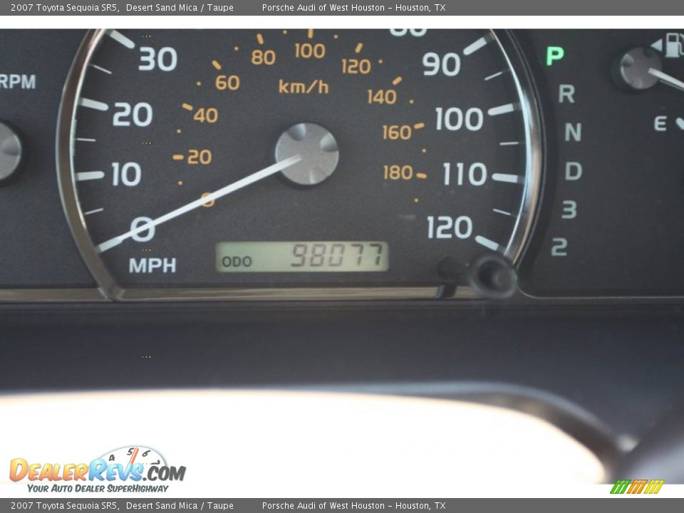2007 Toyota Sequoia SR5 Desert Sand Mica / Taupe Photo #35