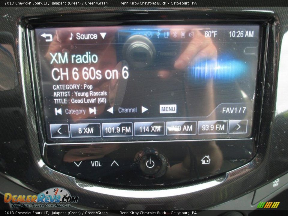 2013 Chevrolet Spark LT Jalapeno (Green) / Green/Green Photo #8