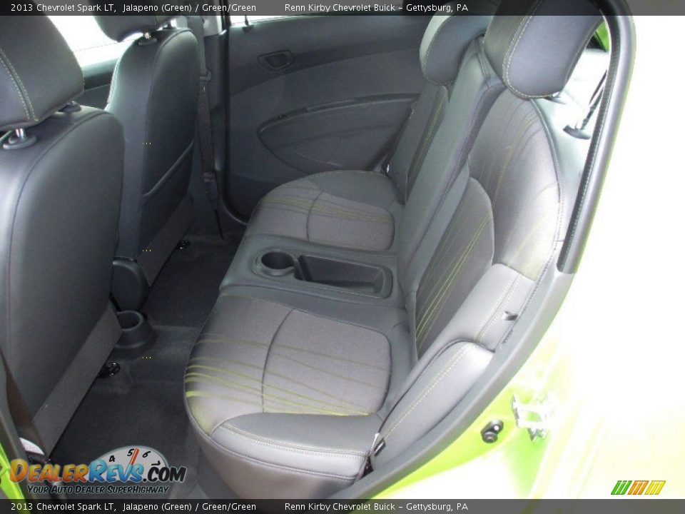 2013 Chevrolet Spark LT Jalapeno (Green) / Green/Green Photo #19
