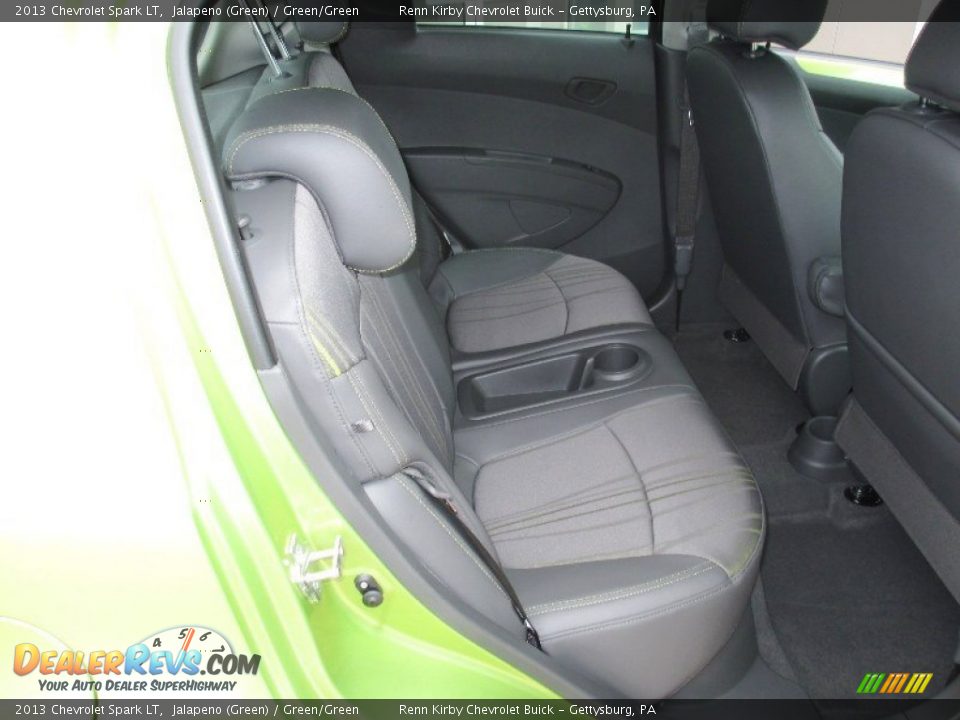 2013 Chevrolet Spark LT Jalapeno (Green) / Green/Green Photo #21