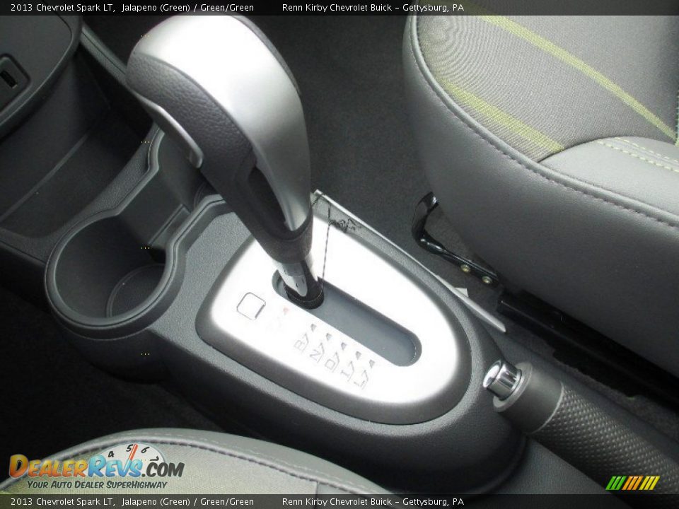 2013 Chevrolet Spark LT Jalapeno (Green) / Green/Green Photo #23
