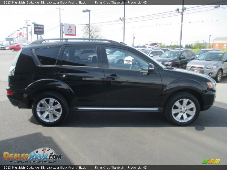 2013 Mitsubishi Outlander SE Labrador Black Pearl / Black Photo #8