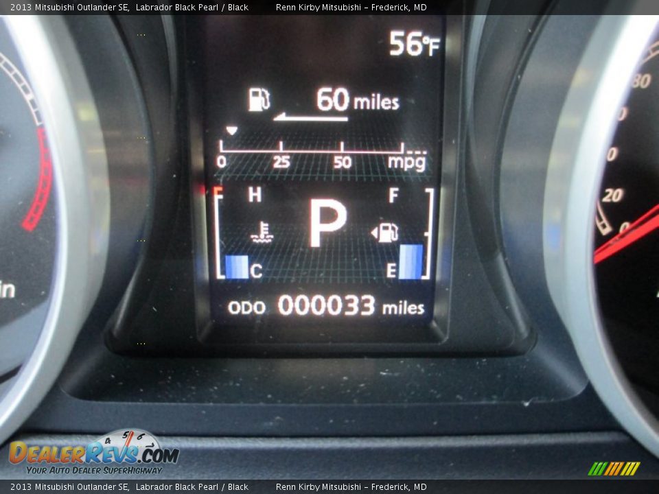 2013 Mitsubishi Outlander SE Labrador Black Pearl / Black Photo #21