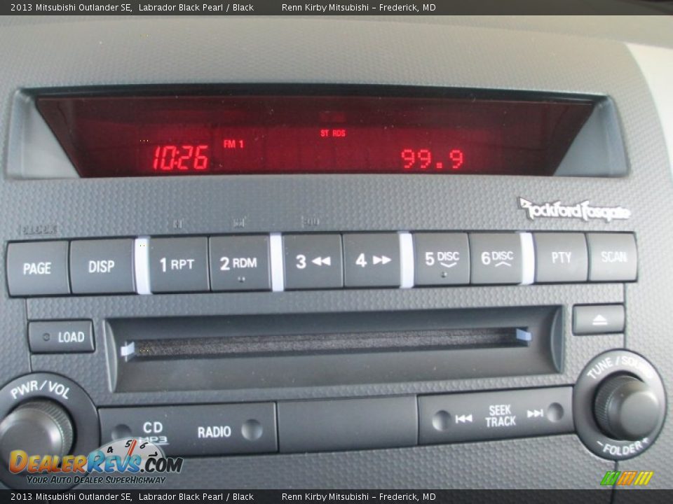 2013 Mitsubishi Outlander SE Labrador Black Pearl / Black Photo #24