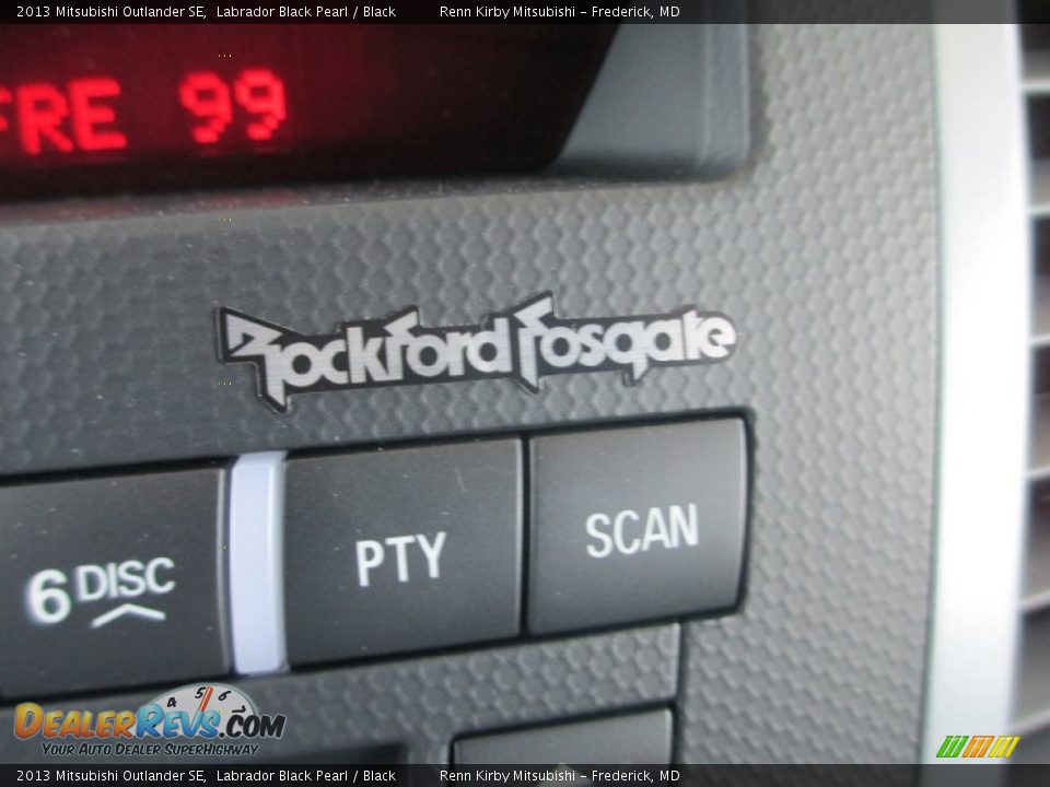 2013 Mitsubishi Outlander SE Labrador Black Pearl / Black Photo #27