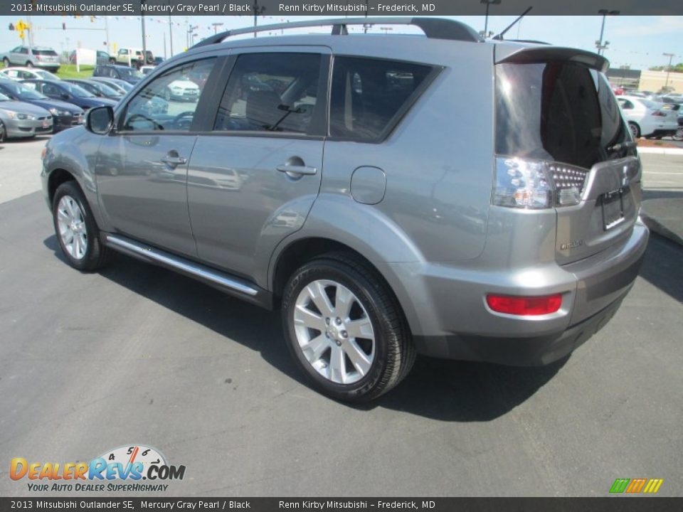 2013 Mitsubishi Outlander SE Mercury Gray Pearl / Black Photo #5