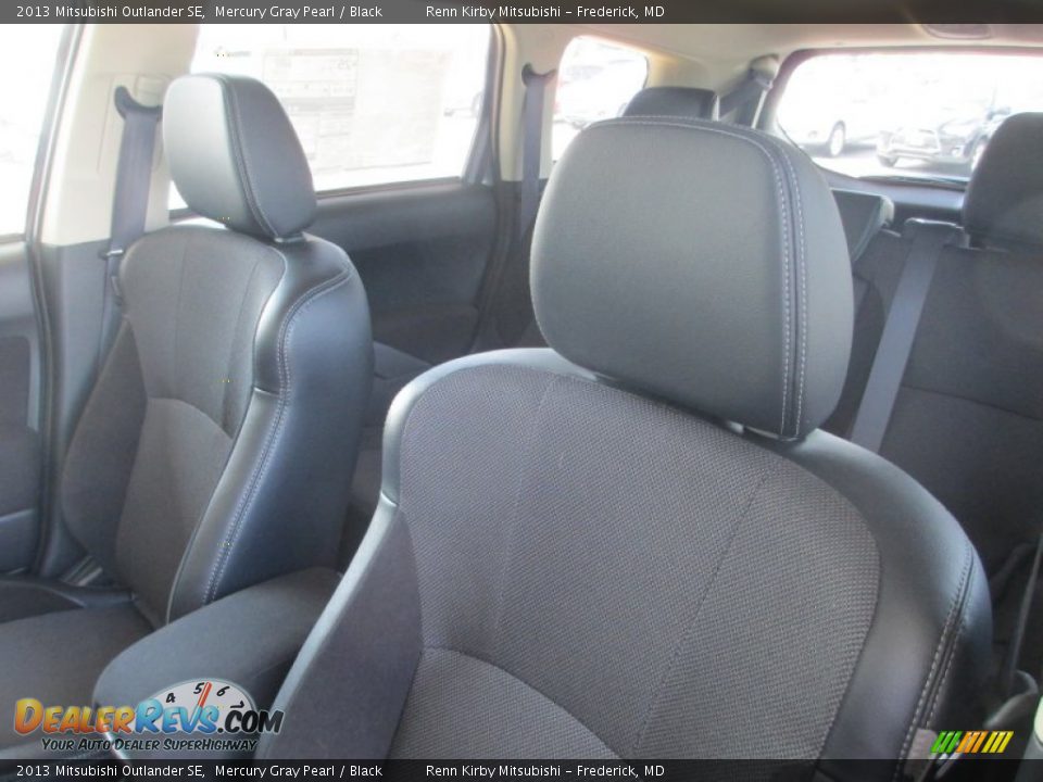 2013 Mitsubishi Outlander SE Mercury Gray Pearl / Black Photo #9