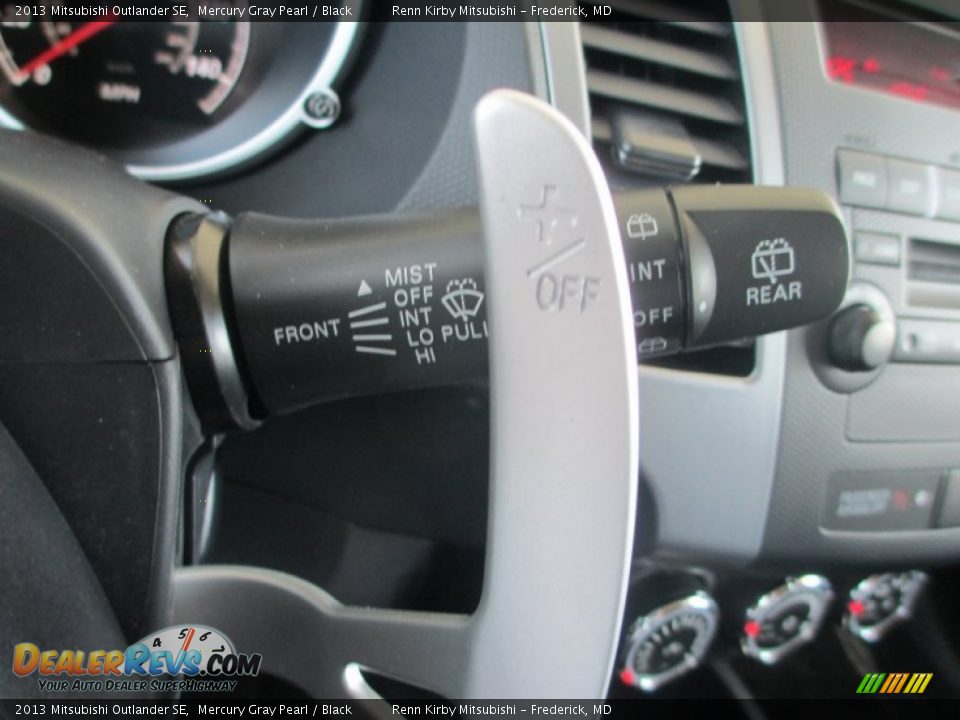 2013 Mitsubishi Outlander SE Mercury Gray Pearl / Black Photo #13