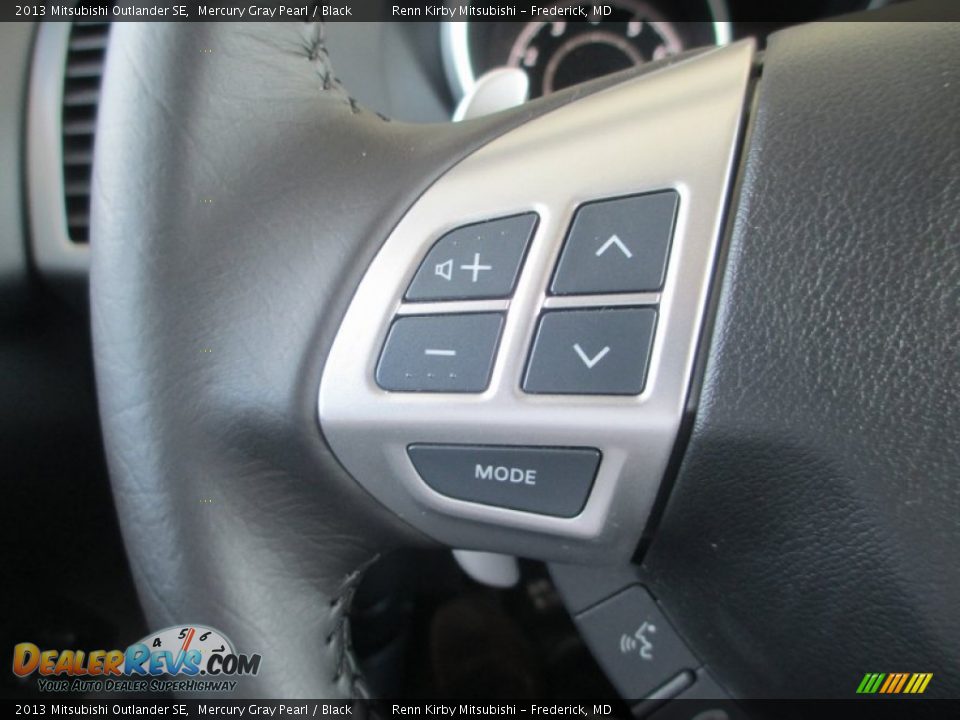 2013 Mitsubishi Outlander SE Mercury Gray Pearl / Black Photo #14