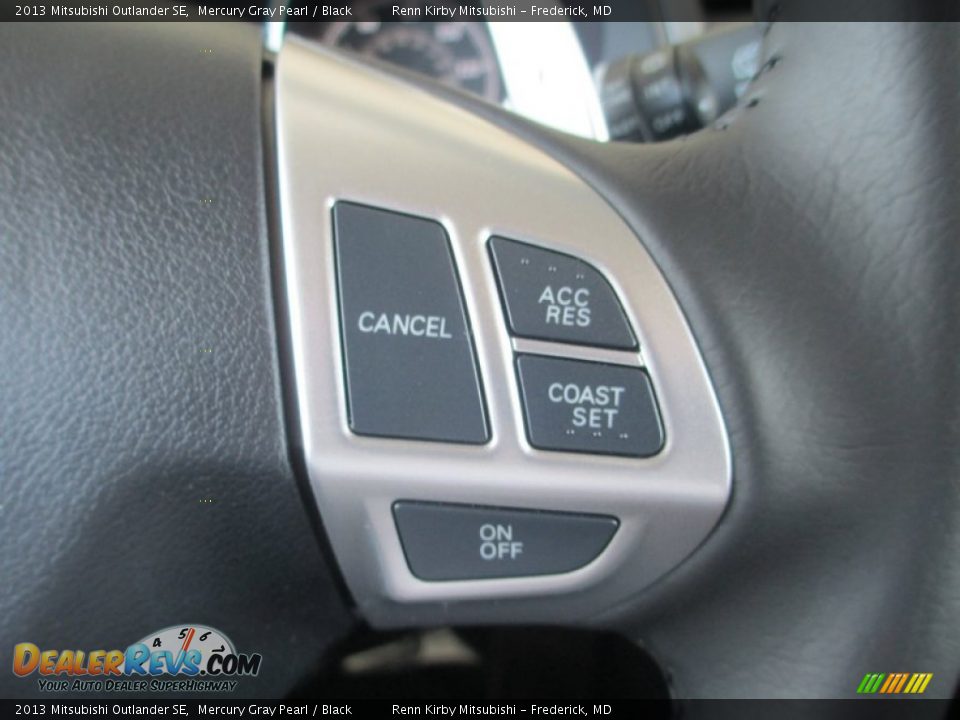 2013 Mitsubishi Outlander SE Mercury Gray Pearl / Black Photo #15