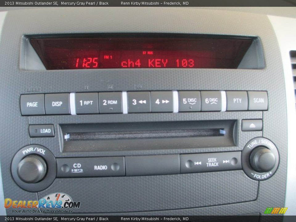 2013 Mitsubishi Outlander SE Mercury Gray Pearl / Black Photo #16