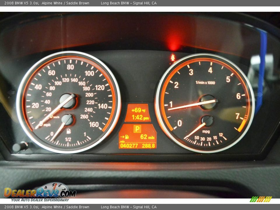 2008 BMW X5 3.0si Alpine White / Saddle Brown Photo #20