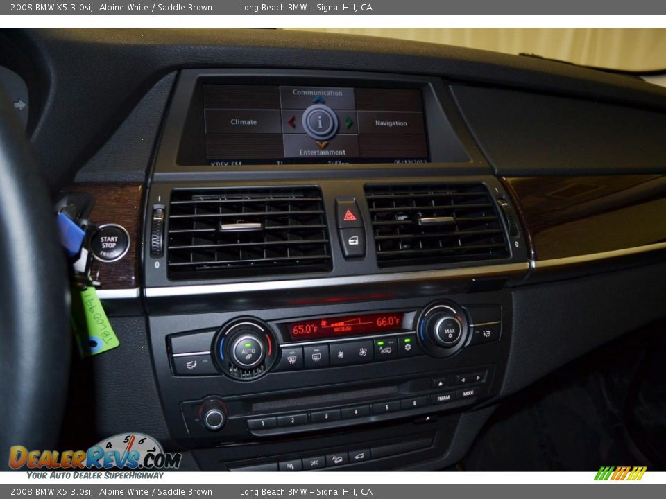 2008 BMW X5 3.0si Alpine White / Saddle Brown Photo #23