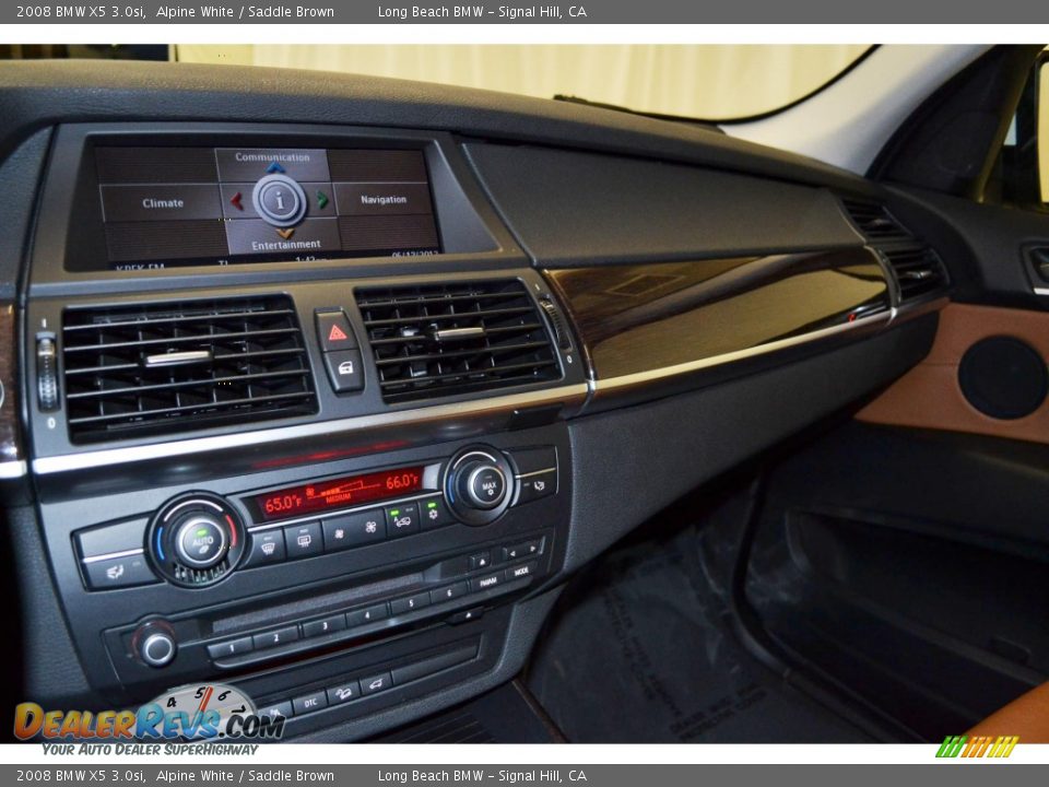 2008 BMW X5 3.0si Alpine White / Saddle Brown Photo #24