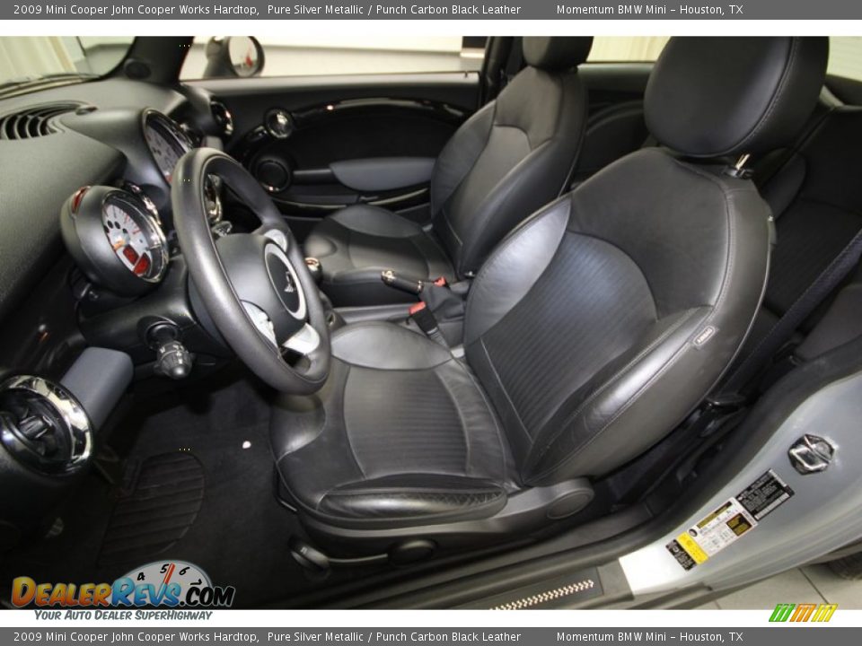 Front Seat of 2009 Mini Cooper John Cooper Works Hardtop Photo #3