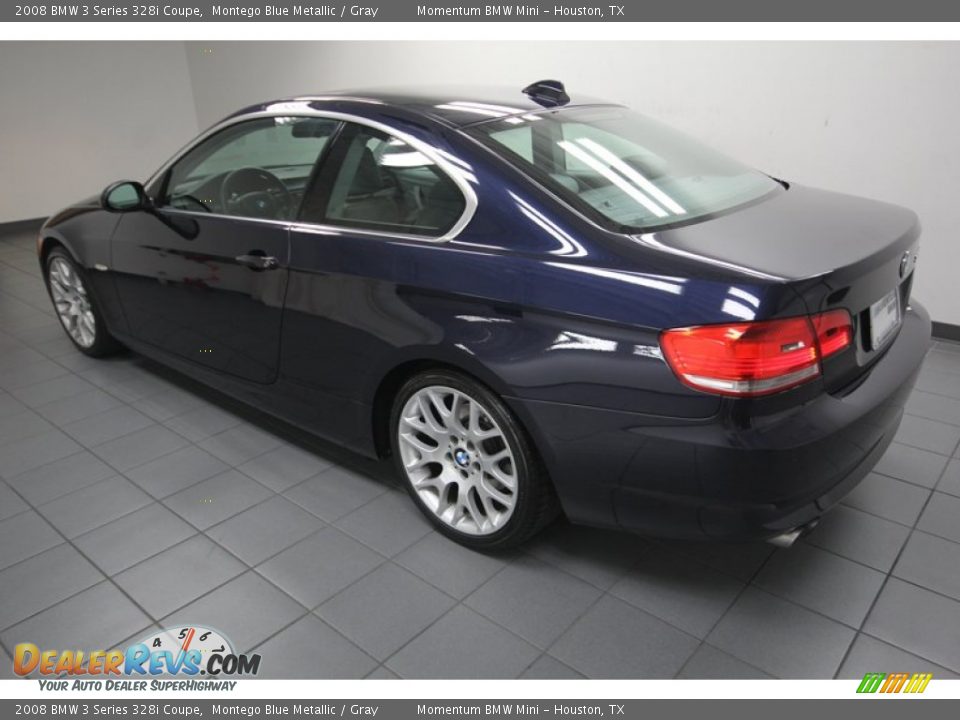 2008 BMW 3 Series 328i Coupe Montego Blue Metallic / Gray Photo #5