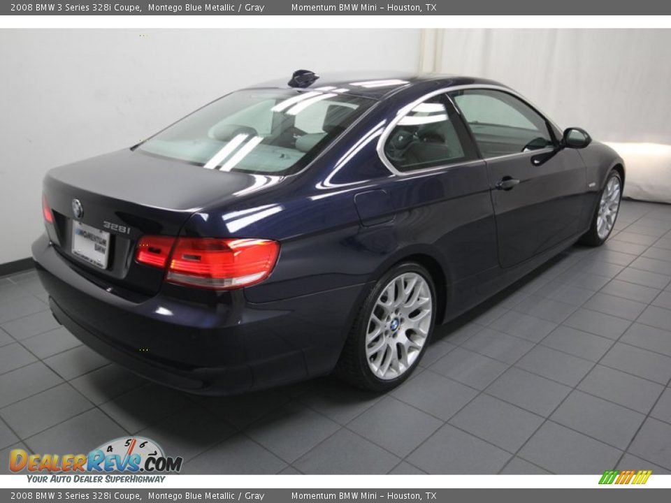 2008 BMW 3 Series 328i Coupe Montego Blue Metallic / Gray Photo #9