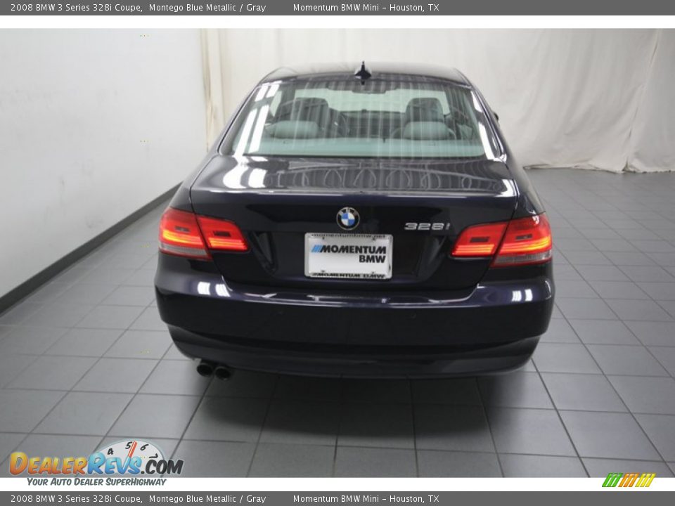 2008 BMW 3 Series 328i Coupe Montego Blue Metallic / Gray Photo #10