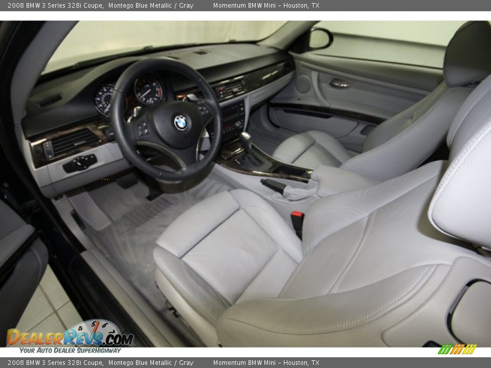 Gray Interior - 2008 BMW 3 Series 328i Coupe Photo #11