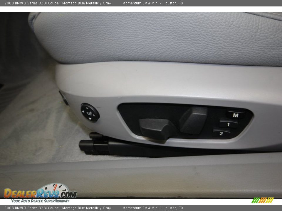 2008 BMW 3 Series 328i Coupe Montego Blue Metallic / Gray Photo #15