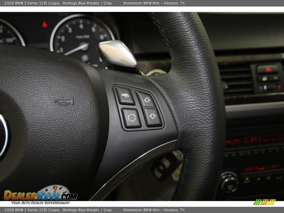 2008 BMW 3 Series 328i Coupe Montego Blue Metallic / Gray Photo #22