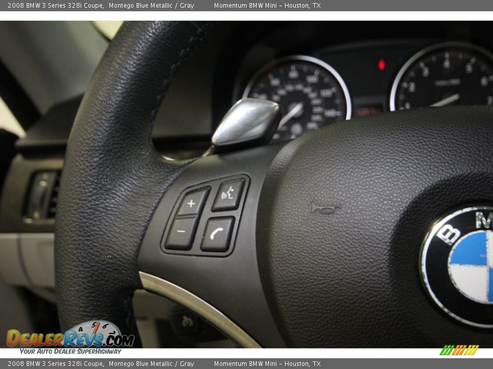 2008 BMW 3 Series 328i Coupe Montego Blue Metallic / Gray Photo #23