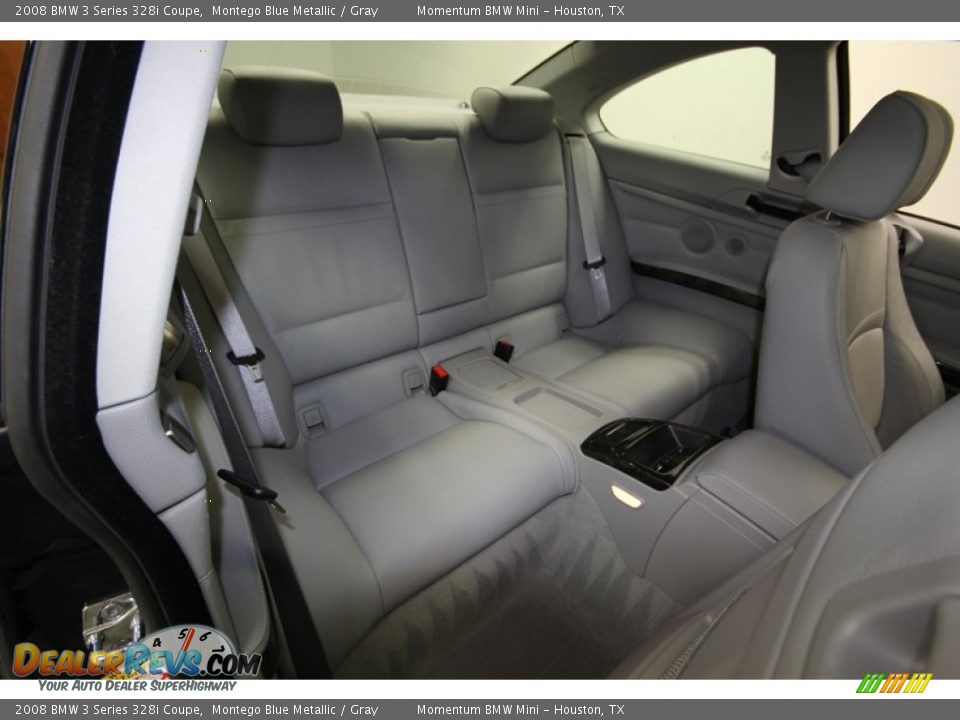2008 BMW 3 Series 328i Coupe Montego Blue Metallic / Gray Photo #28