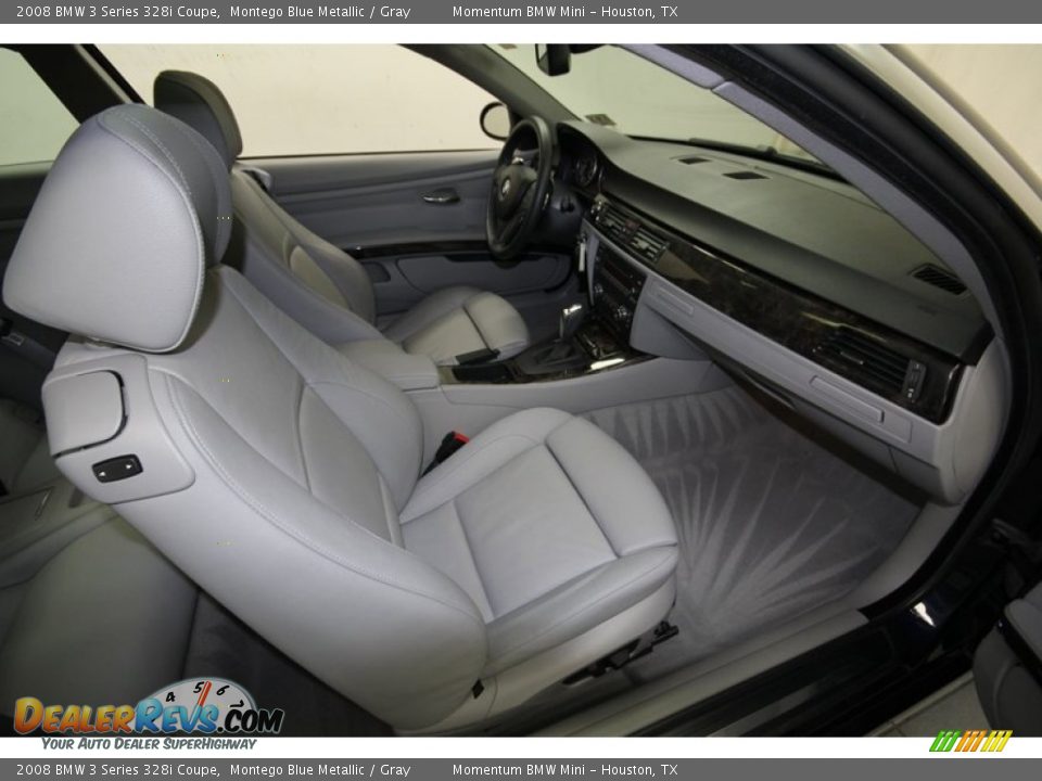 2008 BMW 3 Series 328i Coupe Montego Blue Metallic / Gray Photo #29