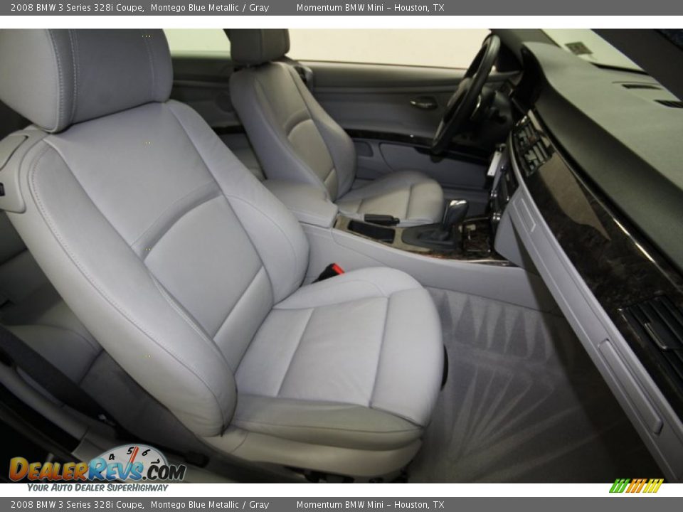 2008 BMW 3 Series 328i Coupe Montego Blue Metallic / Gray Photo #32