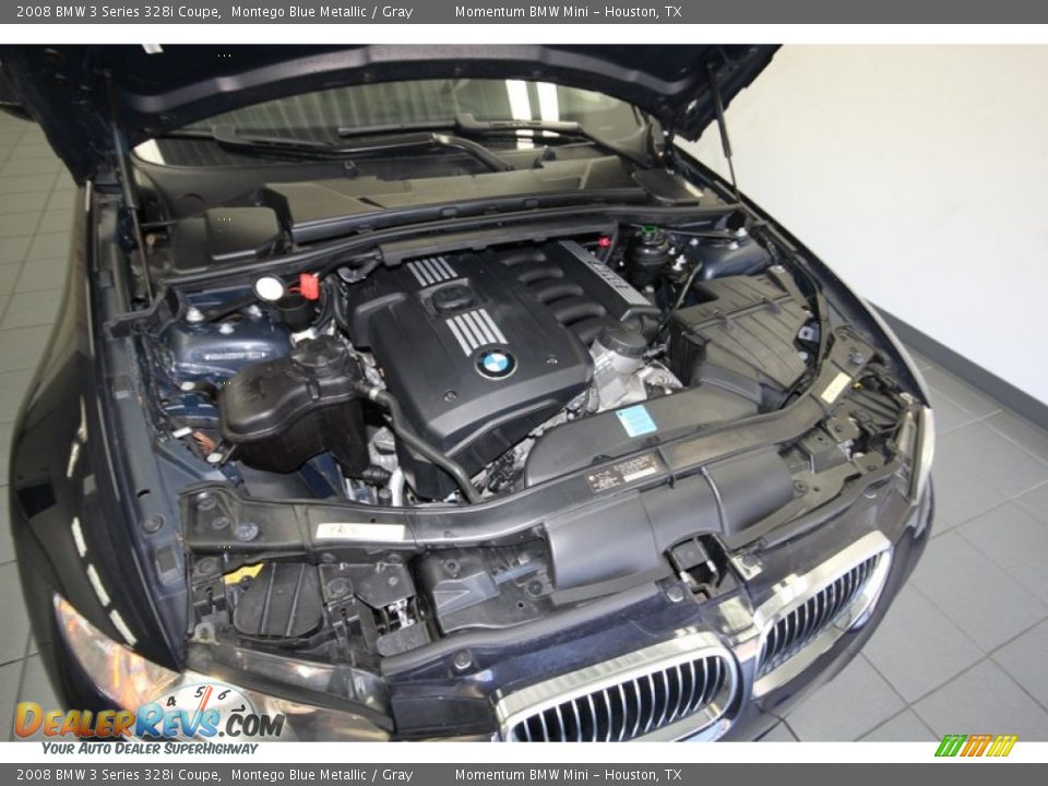 2008 BMW 3 Series 328i Coupe Montego Blue Metallic / Gray Photo #33
