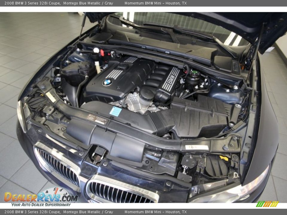 2008 BMW 3 Series 328i Coupe Montego Blue Metallic / Gray Photo #34