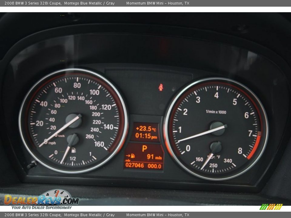 2008 BMW 3 Series 328i Coupe Montego Blue Metallic / Gray Photo #35
