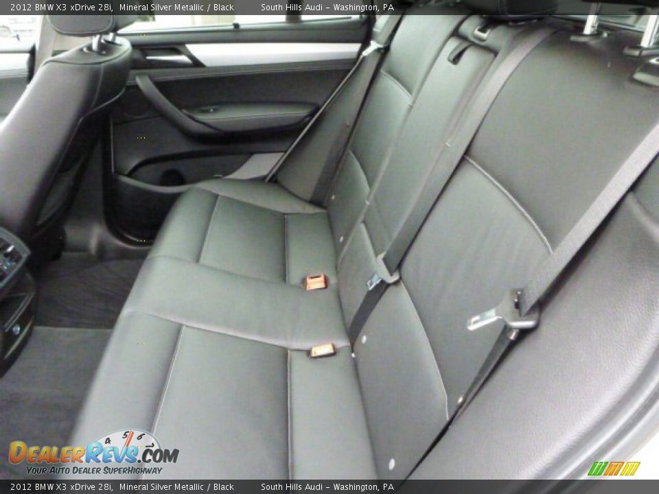 Rear Seat of 2012 BMW X3 xDrive 28i Photo #11