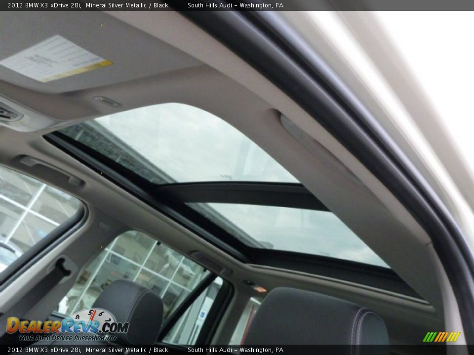 Sunroof of 2012 BMW X3 xDrive 28i Photo #15