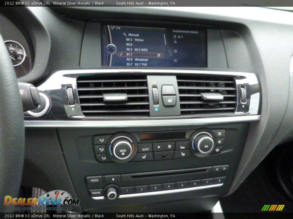Controls of 2012 BMW X3 xDrive 28i Photo #19