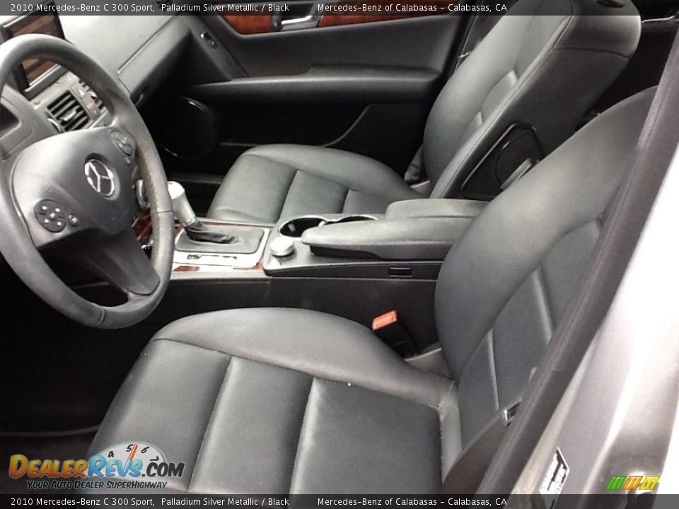 2010 Mercedes-Benz C 300 Sport Palladium Silver Metallic / Black Photo #2