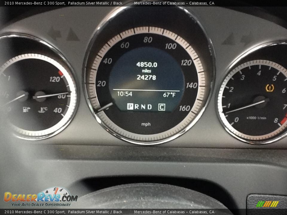 2010 Mercedes-Benz C 300 Sport Palladium Silver Metallic / Black Photo #4