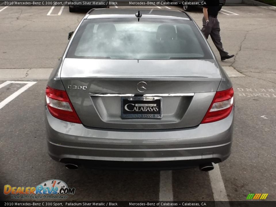 2010 Mercedes-Benz C 300 Sport Palladium Silver Metallic / Black Photo #7