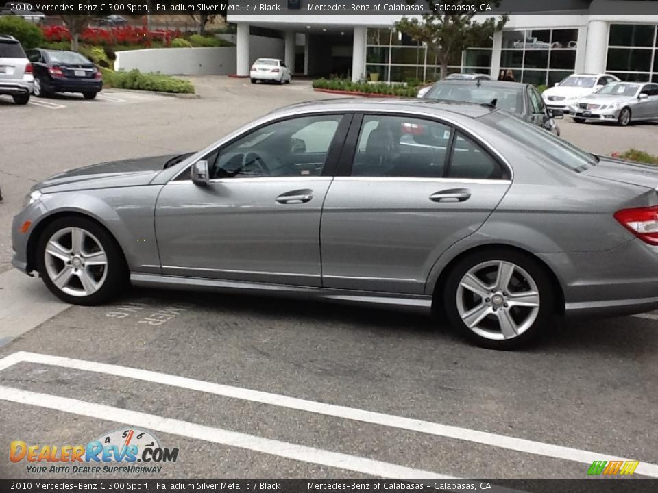 2010 Mercedes-Benz C 300 Sport Palladium Silver Metallic / Black Photo #8